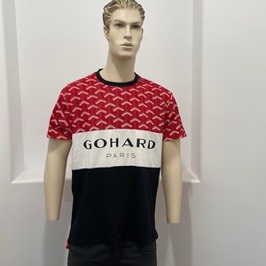 KRISP Short Sleeve Men’s T - Shirt Red Multi Size L XL NWT